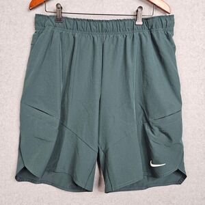 Nike Court Dri Fit Tennis Men's Shorts XL-Tall Standard Fit‎ 9 Inch Inseam Green